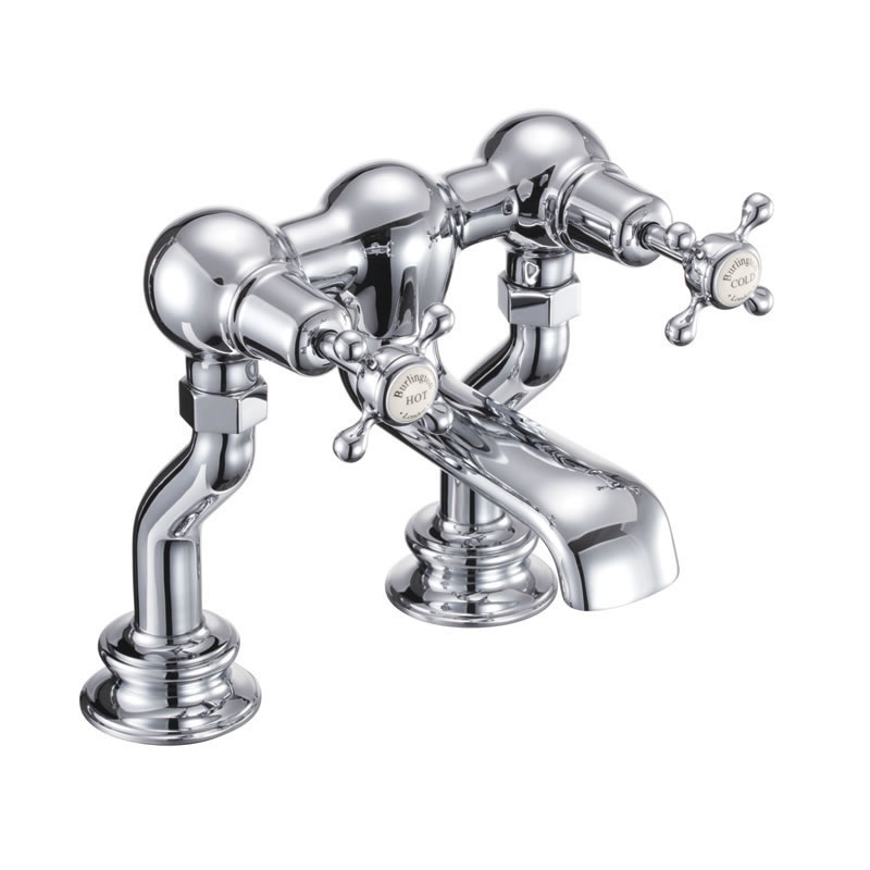 Claremont Medici Regent bath filler - deck mounted